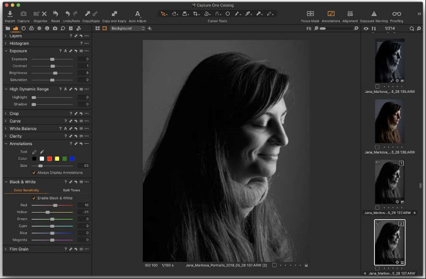 Características Capture One Pro 20