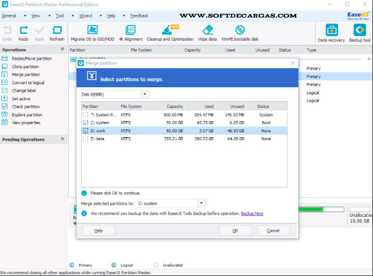 EaseUS Partition Master 14.0 WinPE Edition