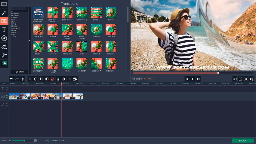 Características Movavi Slideshow Maker 6.5
