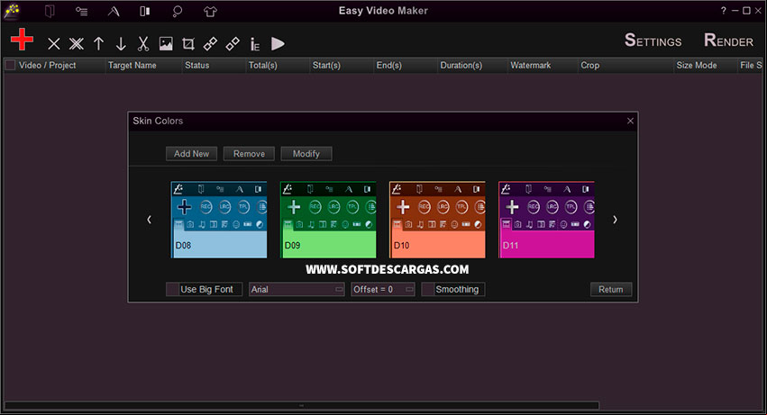Características de Easy Video Maker Platinum Full