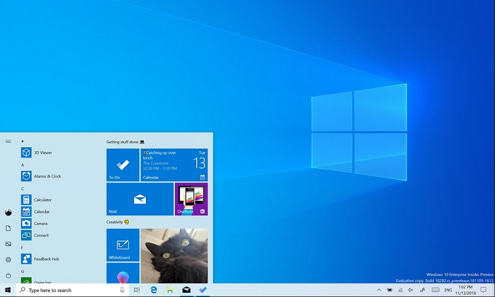 Características de Windows 10 20H1 AIO Mayo 2020