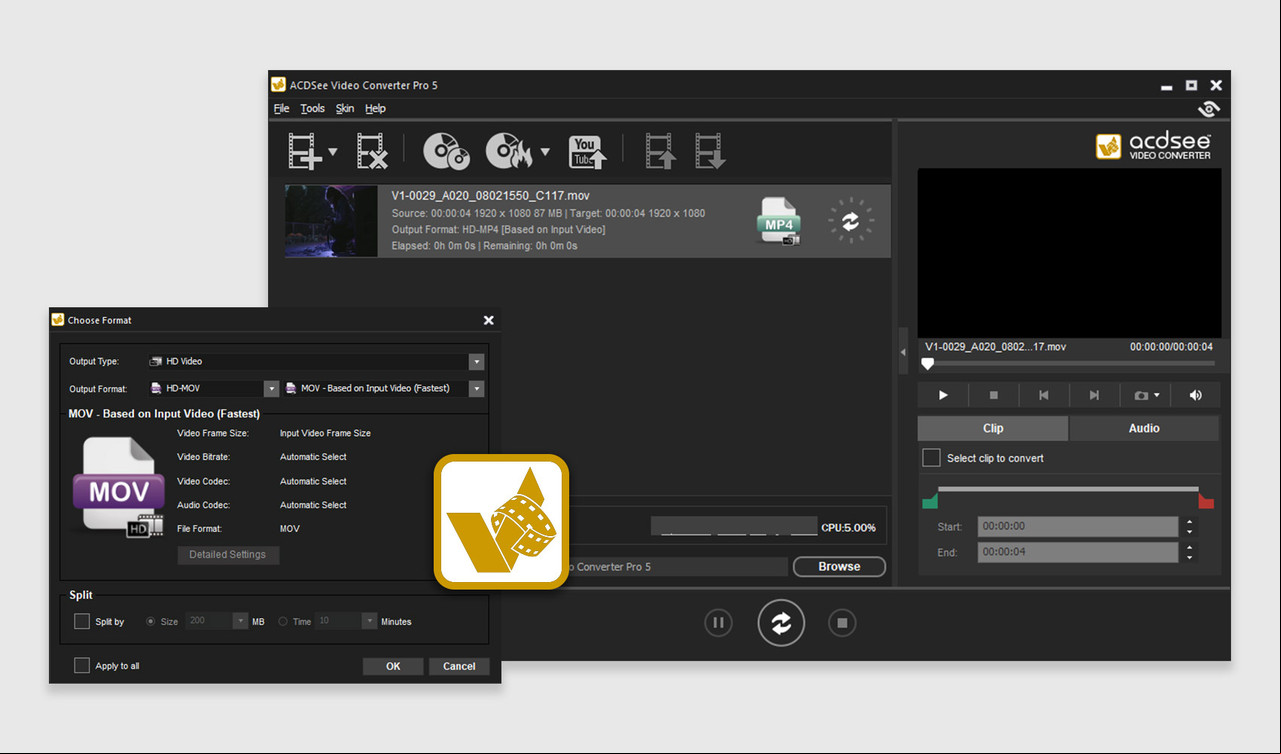 ACDSee Luxea Video Editor 5 edición de vídeo y grabación de pantalla