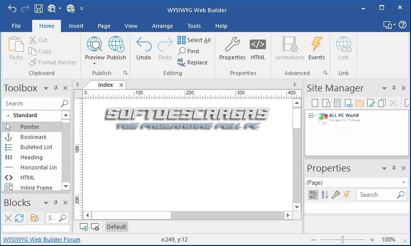 WYSIWYG Web Builder 15