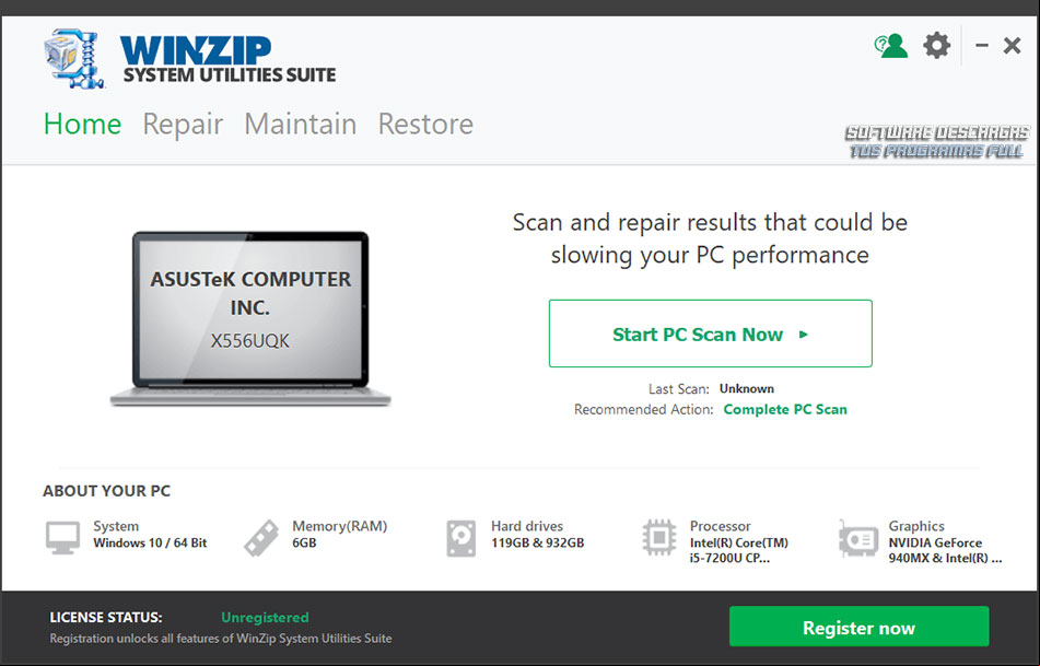 WinZip System Utilities Suite 3.11.1.12 Software todo en uno
