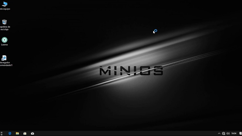 Windows MiniOS10 PRO v2020.06 Versión Full 2020