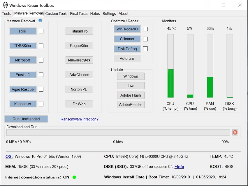 Windows Repair Toolbox 3.0.1.8 Portable Full Español