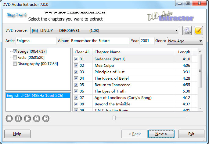 DVD Audio Extractor Completo