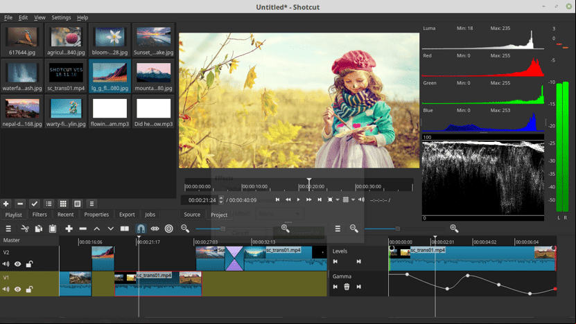 Shotcut 20.09.13 Editor de video simple y fácil