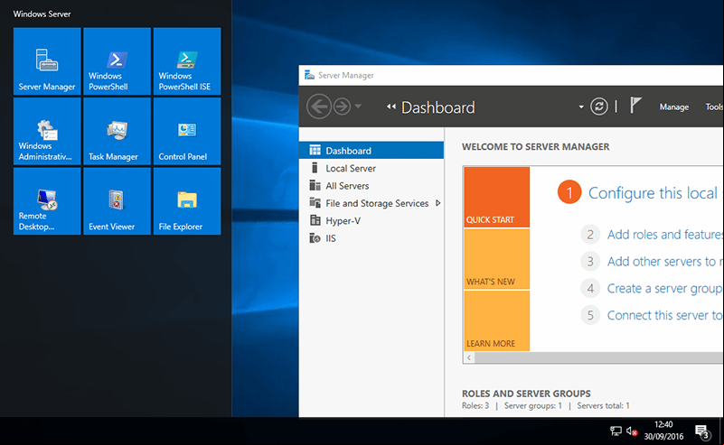 Windows Server 2016 imagen iso
