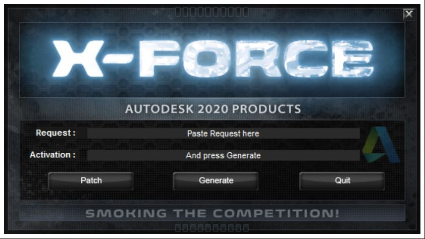Product Key de Autodesk 2020 para la activación con X-Force 2019