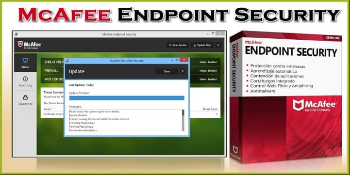 McAfee Endpoint Security 10.7.0.1390.13 Proteccion antimalware